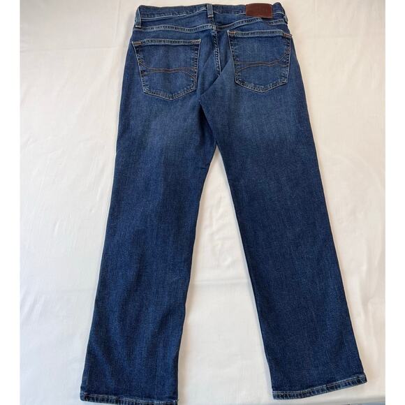 Abercrombie & Fitch Classic Straight Epic Flex Blue Jeans men's size 32X27 - Picture 2 of 9
